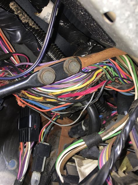 Wiring melt under dash 